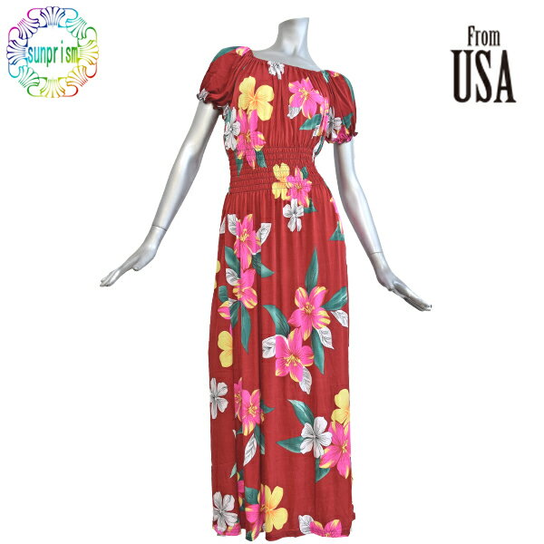 乐天商城 - USA インポートロングドレス サイズM 花柄 フラワー LA ドレス ワンピース ストレッチ ジャージ生地 リゾート ワンピ 膝丈 セレブカジュアル アメリカ ロサンゼルス インポート パーティー 結婚式 二次会 【OUTLET】【即日発送】