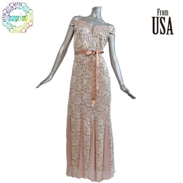 樂天商城 - Candalite インポートロングドレス サイズS レース スパンコール LA ドレス LA ワンピース ストレッチ リゾート ワンピ ロング セレブカジュアル アメリカ ロサンゼルスパーティー 演奏会 結婚式 二次会 発表会 【OUTLET】【即日発送】