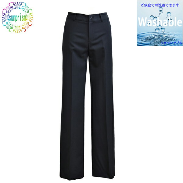 パンツスラックスブラックストレート...
