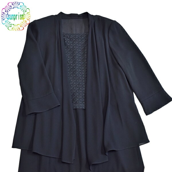 (9号のみ)ブラックフォーマルワンピース セレ...の紹介画像2