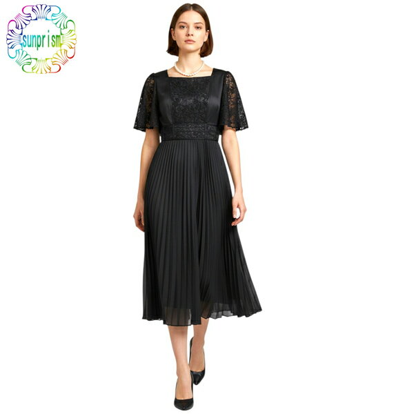 【1980円ポッキリ】結婚式 ワンピース パーティードレス プリーツドレス OP419 ブラック フォーマル ドレス 発表会 演奏会 フォーマルドレス お呼ばれ 服 服装 食事会 同窓会 クラス会 ミモレ丈ドレス 上品 レディース 着痩せ 披露宴ドレス 【訳あり】