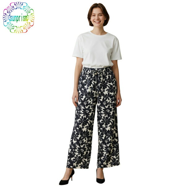 【1000円ポッキリ】【訳あり】 ガウチョパンツ キュロットスカート BOX892 ブラック系 M Lサイズ スカート ふんわりシルエッ ト 楽ちん ウエストゴム スカートに見える BOTTOMS