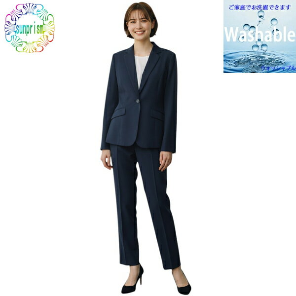 樂天商城 - 【訳あり】 2点セット スーツレディース パンツスーツ ネイビーク c471 （ジャケット13号パンツ11号）テーラードカラースーツ2点セット 卒業式 入学式お受験 卒園式 入園式 七五三 セットアップ お宮参り 服装 母親 母 セレモニー スーツ