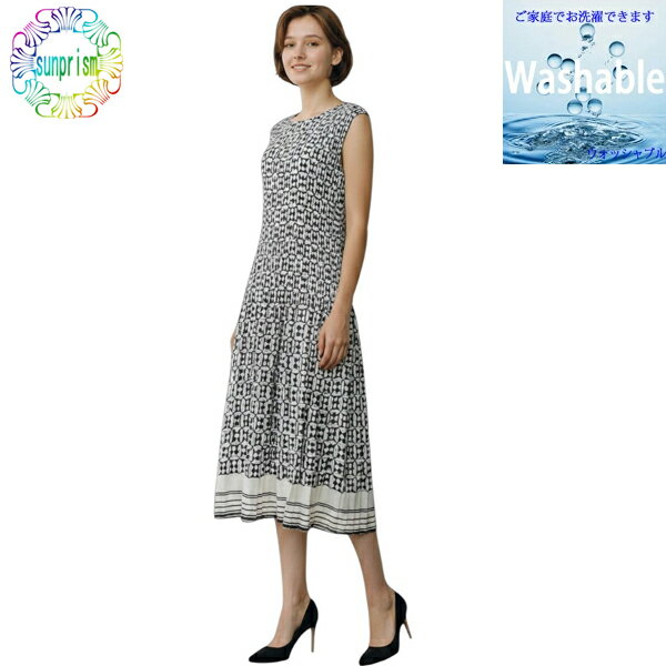 樂天商城 - 【1980円ポッキリ】【訳あり】ワンピース プリーツワンピース OP630 ホワイトxグレー 春 夏 秋 ふんわりワンピース イージーケア 体型隠し 大人 上品 20代30代 40代レディース ファッション 着痩せ