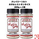 【送料無料】クレイジーソルト 269g×2本セット ホテルレストランサイズ 調味料 ミックススパイス 岩塩 ハーブ塩 肉料理 サラダ 万能スパイス 業務用