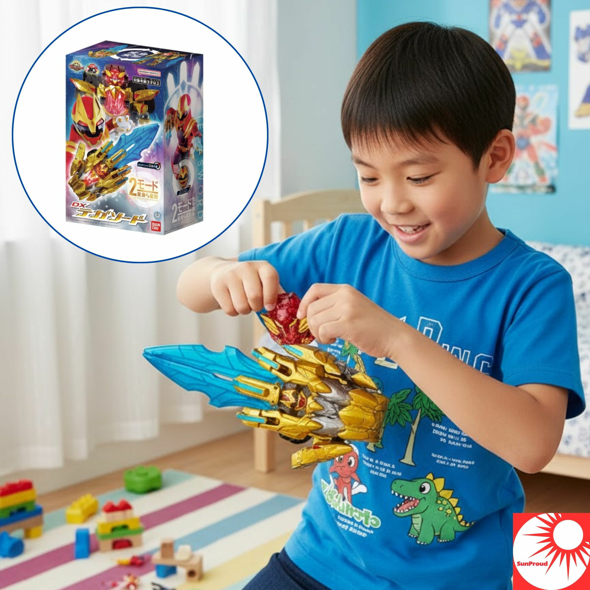 ナンバーワン戦隊ゴジュウジャー DXテガソード なりきり変形玩具 変形 合体 ヒーローおもちゃ スーパー戦隊 男の子向け バンダイ おもちゃ 誕生日 プレゼント ギフト 国内正規品 即納