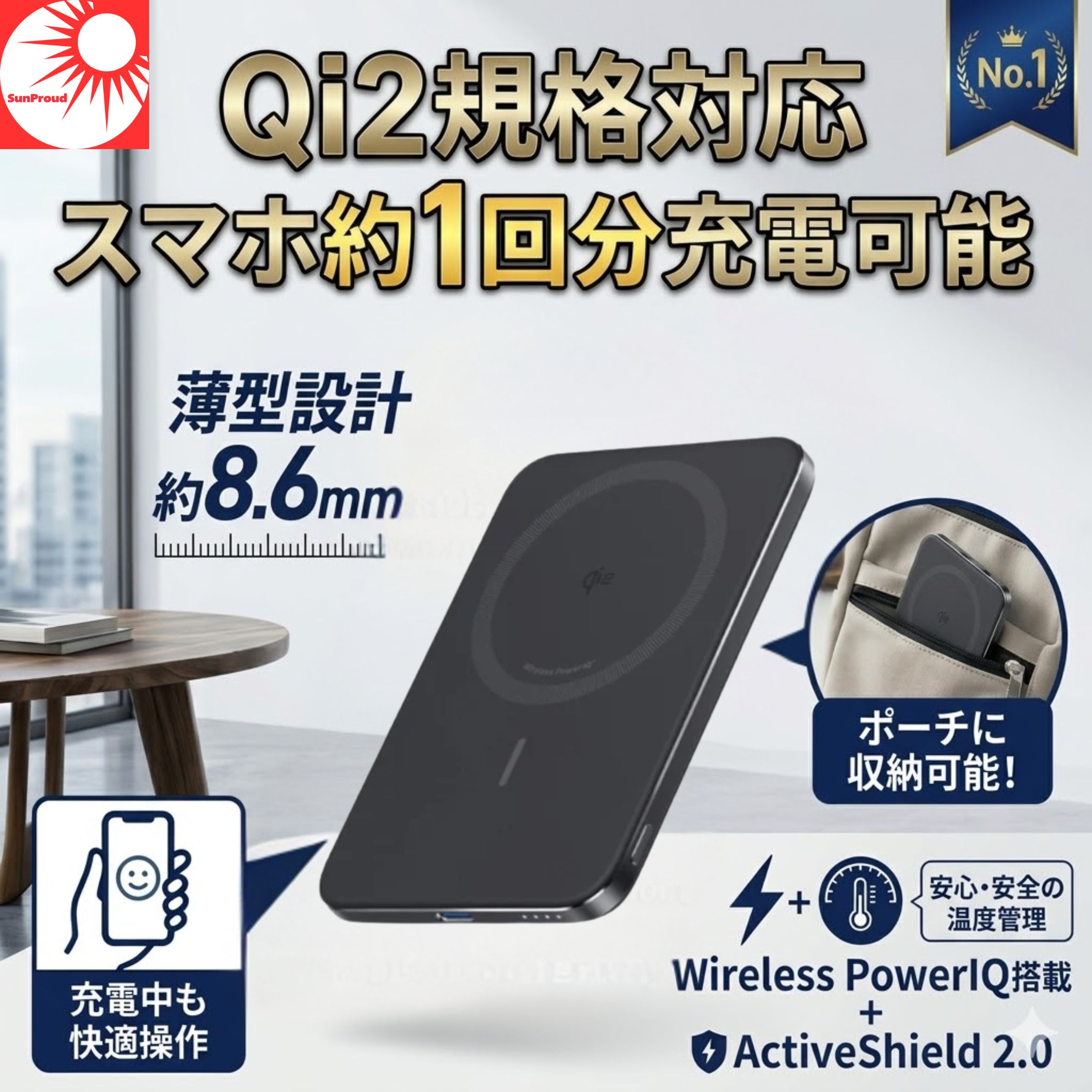 楽天市場】Anker Prime Power Bank (12000mAh, 130W) A1335N11