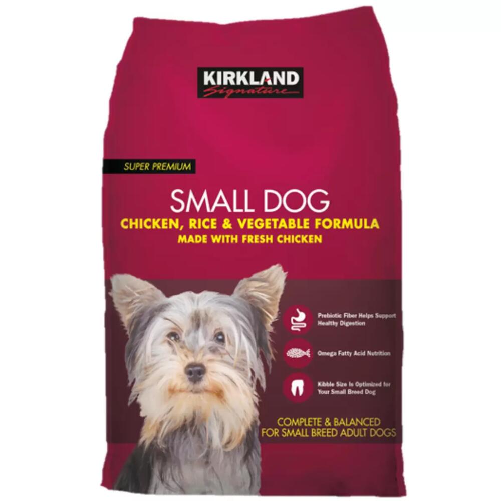 カークランド ドッグフード 小型成犬用 9.07kg (9kg) チキン ライス ベジタブル コストコ KIRKLAND シグネチャー ドライ 総合栄養食 アダルト 小型犬 成犬 犬用 ペットフード エサ 大容量