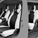 ハイエース 200系 シートカバー S-GL ホワイト×ブラック 運転席 助手席 後部座席セット HELIOS 同梱不可