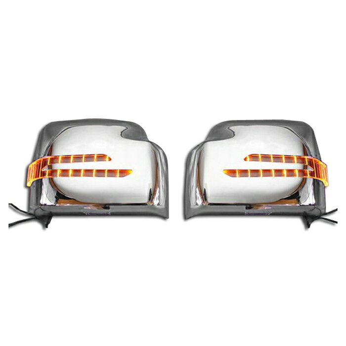 DA64W/V エブリィ ワゴン バン LED ウィンカー メッキ ミラーカバー