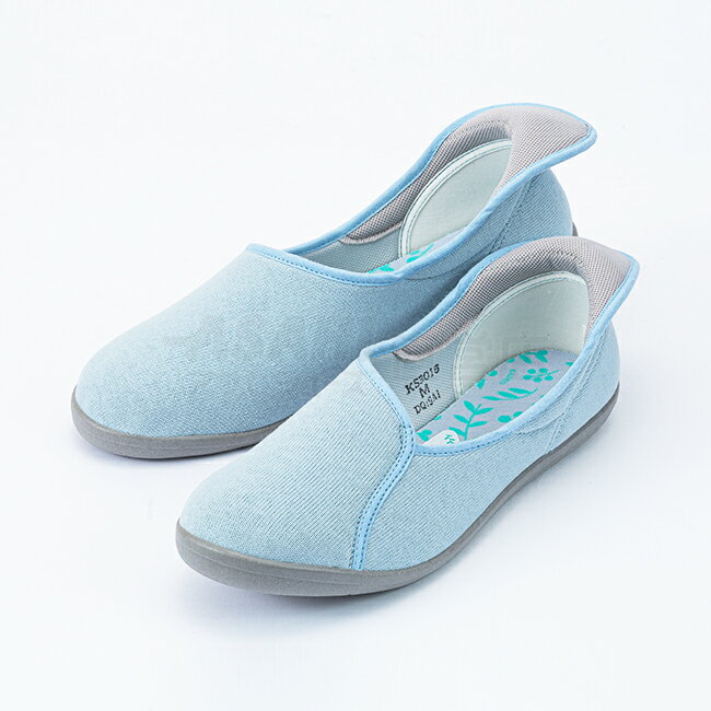 ＼セール4730円→41%OFF／在庫限り ルームシューズ 快歩主義L167RS パウダーブルー スリッポン レディー..