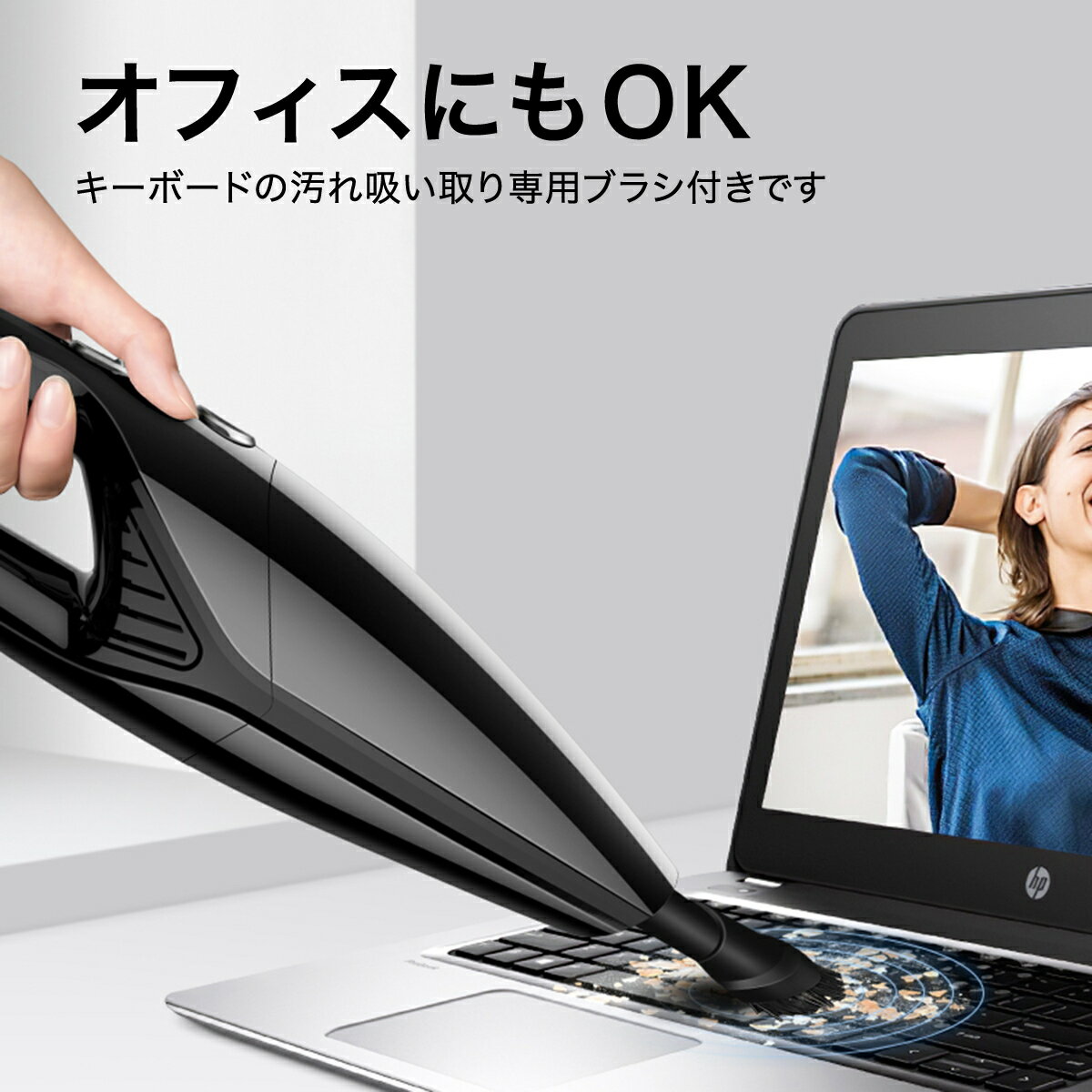 カークリーナー掃除機ハンディクリーナー14000PAコードレス車載充電式USB強力軽量吸引力サイクロン小型掃除機コンパクトパワフルミニ送料無料