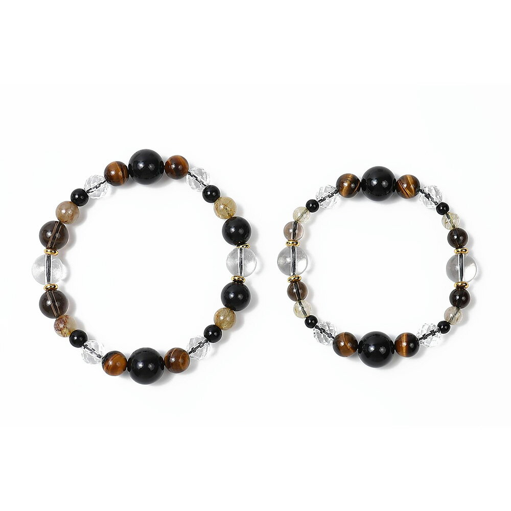 【ペア販売】送料無料 ミックスパワーストーンブレスレット 天然石 ペアブレスレット クラッシック パワーストーン ブレスレット ミックス ペア メンズ レディー...