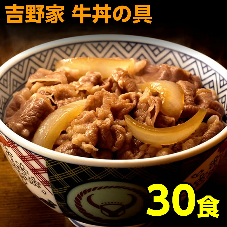 吉野家 牛丼 30食 吉野家の牛丼 120g 送料無料 牛丼