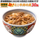 訳あり 吉野家 冷凍 ミニ 牛丼の具 80g 30食 セット 冷凍食品 送料無料 【賞味期限:2025年10月末】