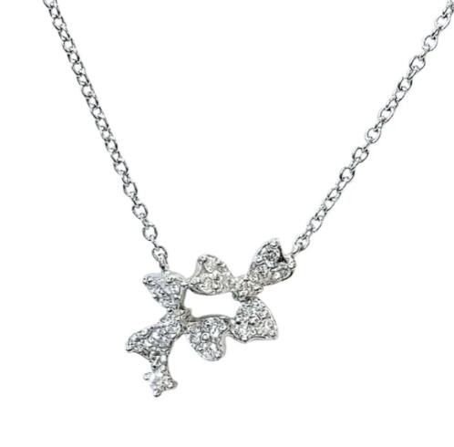 Aquamarine - 【中古】Pt850/Pt900 ヴァンドーム青山 ダイヤモンド ネックレス【S269】