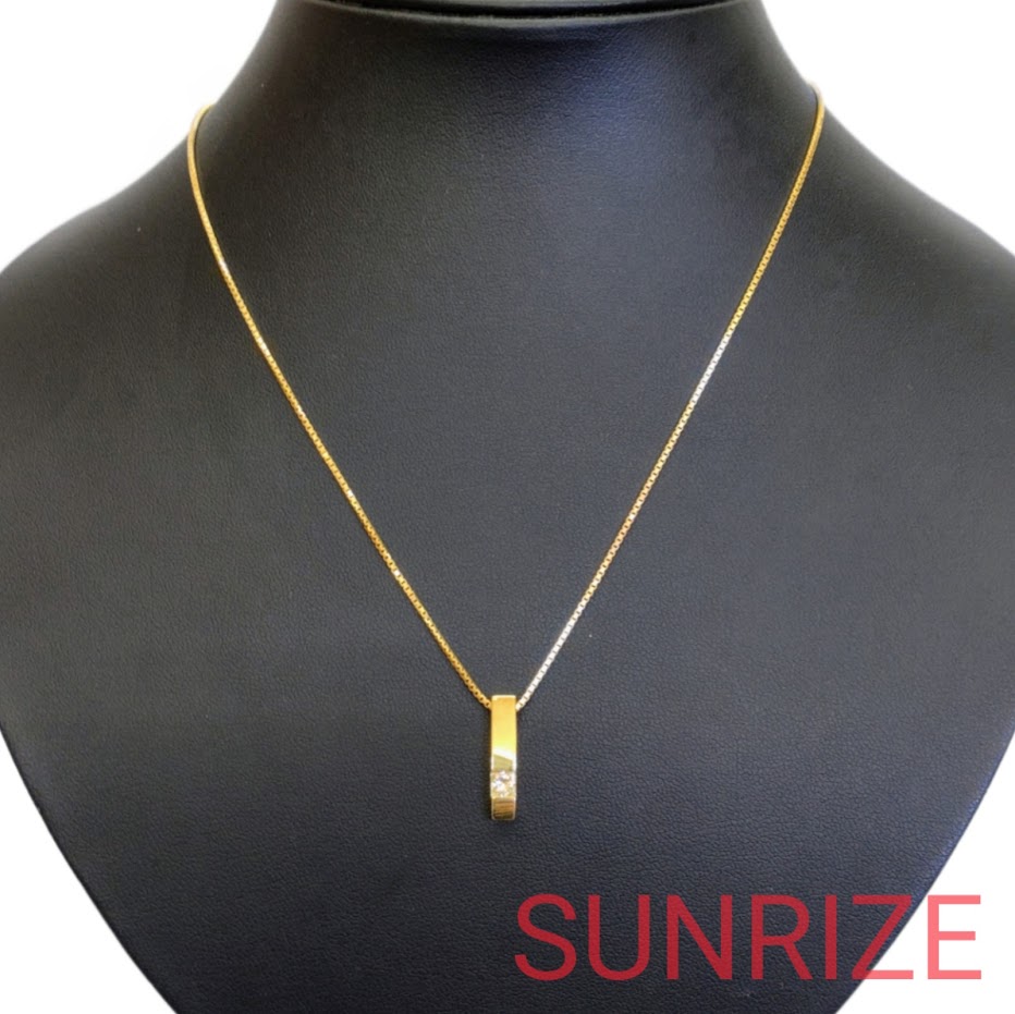 Rakuten - K18 ダイヤモンド0.358ct ネックレス【No.9】【中古】