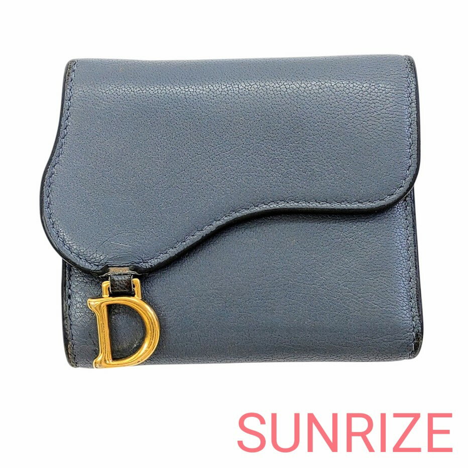 Rakuten - Christian Dior クリスチャン ディオール サドル ロータス ウォレット【K754】【中古】