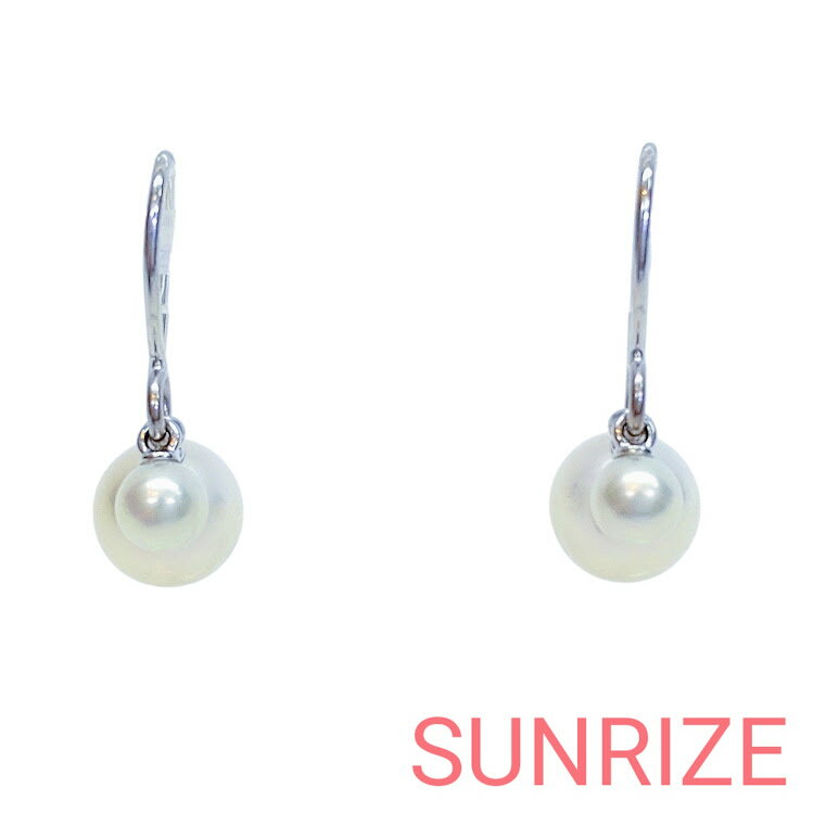 K18 MIKIMOTO ミキモト パール フックイヤリング【No.782】【中古】