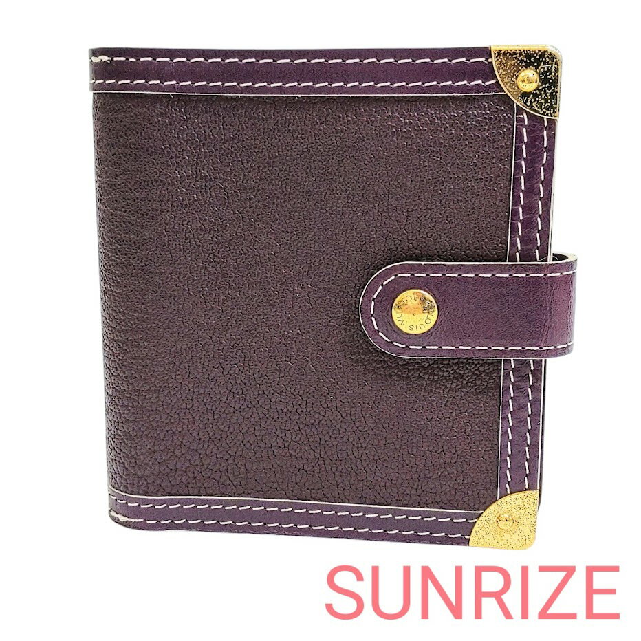 【美品】LOUIS VUITTON スハリ コンパクト・ジップ ブルー New Louis Vuitton M77973 monogram vivienne Reversible Scarf Black