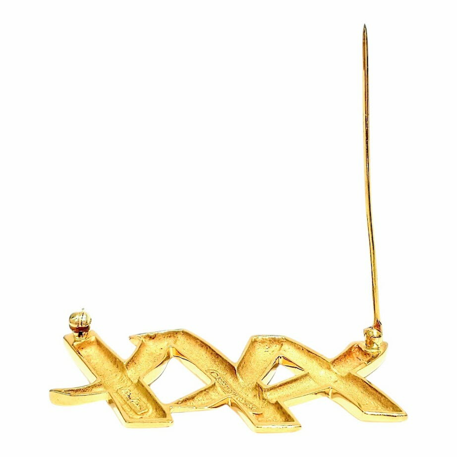 Tiffany ＆ Co. ティファニー パロマピカソ キス ブローチ K18 ゴールド 約47.2×21.9mm 約10.9g【送料無料】【中古】 3