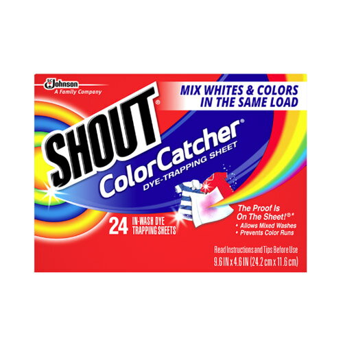 SHOUT シャウト カラーキャッチャー 24シート入 洗濯用品 色移り防止 アメリカ製のサムネイル