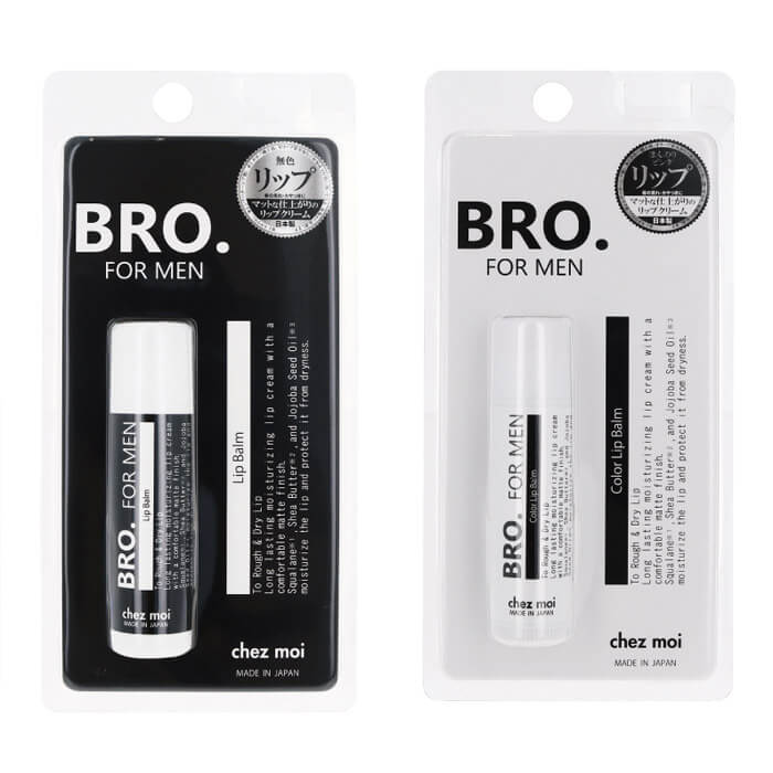 リップバーム（1000円程度） BRO. FOR MEN Lip Balm ブラザーフォーメン リップバーム 2色 無色 コーラルピンク 色付き リップクリーム 男性向け メンズコスメ 化粧品 保湿 マット