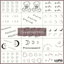 シンプル可愛いタトゥーシール 全16種類 ハート 文字 ギャラクシー アニマル柄タトゥーシール 韓国 中国 レディース クマ love 文字 筆記体 英字 ブラ...