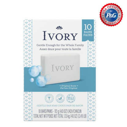 乐天商城 - IVORY アイボリー化粧石鹸 オリジナル 113g×10個 微香性 手洗い 洗顔 石けん 敏感肌 天然油脂