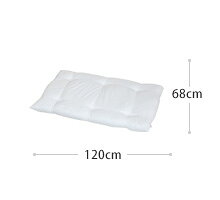 ヌード長座布団 68×120cm 1個 ポリエステル ポリエステル綿 反毛綿 ざぶとん クッション R-SS sunrose-10036828 サンロック@インテリア サンプル画像2