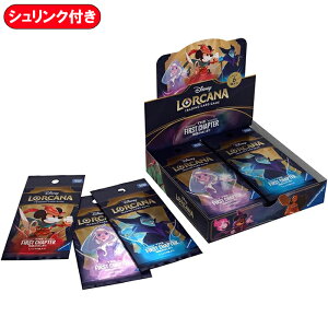 【BOX】 ディズニー・ロルカナ・TCG 日本語版 ブースターパック THE FIRST CHAPTER 物語のはじまり 1BOX |【再販予約 2025/6/3】入荷次第出荷| シュリンク付き 未開封 カートン出荷対応可 トレーディングカードゲーム Disney ロルカナ ボックス