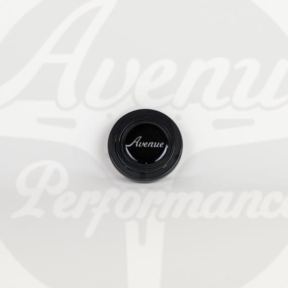 Avenue Performance　ブラック　ホワイトロゴ　ホーンボタン　アベニューパフォーマンス　ステアリング　汎用　USDM