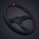 DND Performance Interior Touring アルカンターラ レッドステッチ 350mm ステアリング 50mmディープ ツーリング USDM ハンドル