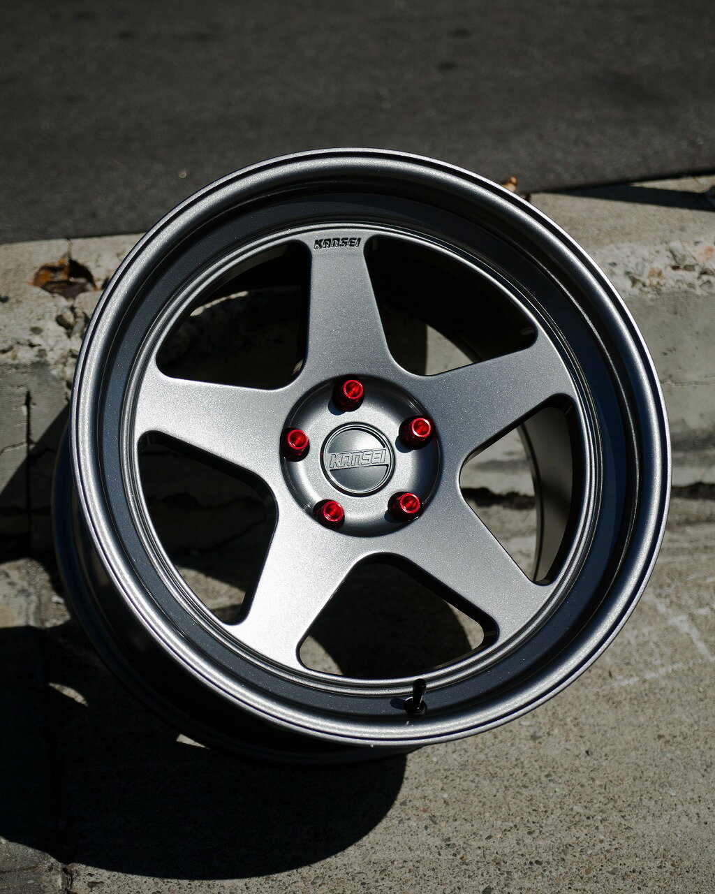 【正規代理店】 KANSEI WHEELS KNP 5スポーク 1本 17インチ 18インチ 19インチ 8.5J 9J 9.5J 10.5J PCD100 112 114.3 120グロスガンメタル ガンメタ カンセイホイール USDM JDM スタンス ドリフト サーキット