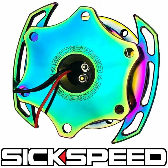SICKSPEED　ステアリングクイックリリース ネオクロームハンドル　脱着シックスピード　USDM