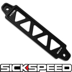 SICKSPEED　バッテリータイダウン　ブラック　Dサイズ用　Lサイズ　汎用バッテリーステー　ドレスアップ　シックスピード　病気速度　USDM　JDM