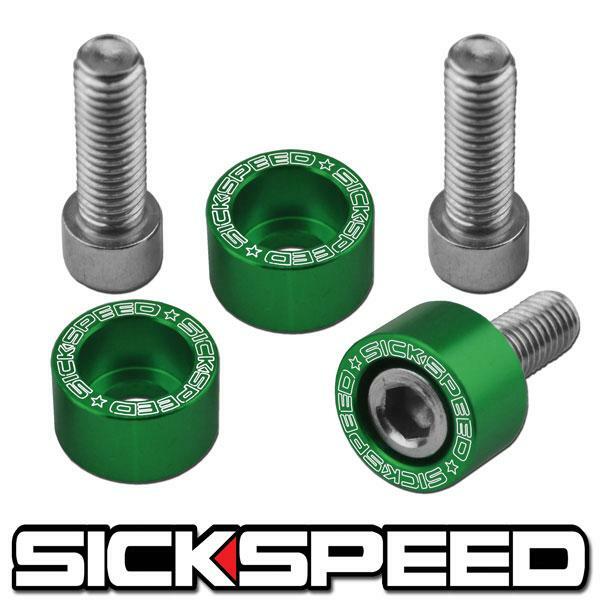 SICKSPEED　ズーマー　シートフレームボルト　グリーン　6個1セット　ZOOMER　RUCKUS　ラッカス　シックスピード　病気速度　USDM　JDM