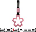 SICKSPEED 吊り革 サクラ ピンク つりかわ つり革 トラック用品 カー用品バス 電車 つり輪 痛車 旧車 桜シックスピード 病気速度 USDM JDM