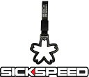 SICKSPEED 吊り革 サクラ ブラック つりかわ つり革 トラック用品 カー用品バス 電車 つり輪 痛車 旧車 桜シックスピード 病気速度 USDM JDM