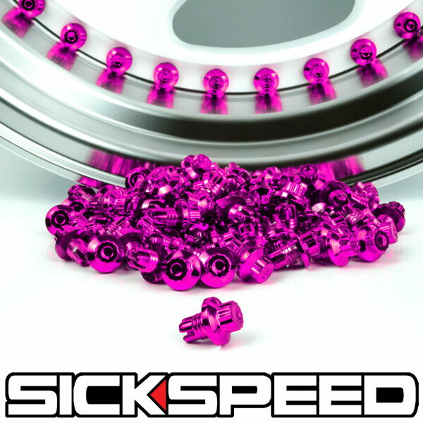 SICKSPEED ダミーピアスボルト ピンク XXR Avid1 ホイール ネジ ボルト シックスピード 病気速度 USDM JDM