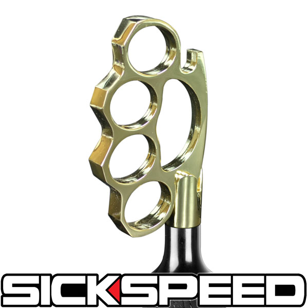 SICKSPEED　メリケンサック　ゴールドクロームシフトノブ　シックスピード　USDM8x1.25 10x1.25 10x1.5..