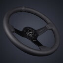 DND Performance Interior Race レザー ブラックステッチ セミディープ 50mmディープ 350mm ステアリング USDM ハンドル レース PCD70