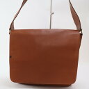 【中古】2401-86 コーチ 311 ショルダーバッグ COACH レザー製 ブラウン フラップ