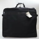【中古】2410-82 ハートマン ガーメントケース 美品 hartmann 502 2190 オーバーナイト ナイロン製 ブラック ショルダーベルト付き