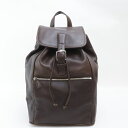 【中古】2502-13 コーチ オールド 5408 リュックサック バックパック COACH レザー製 ブラウン フラップ(4)