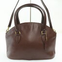 【中古】2505-74 コーチ 4408 ハンドバッグ ショルダーバッグ 2WAY COACH オールド レザー製 ブラウン 上ZIP(4)