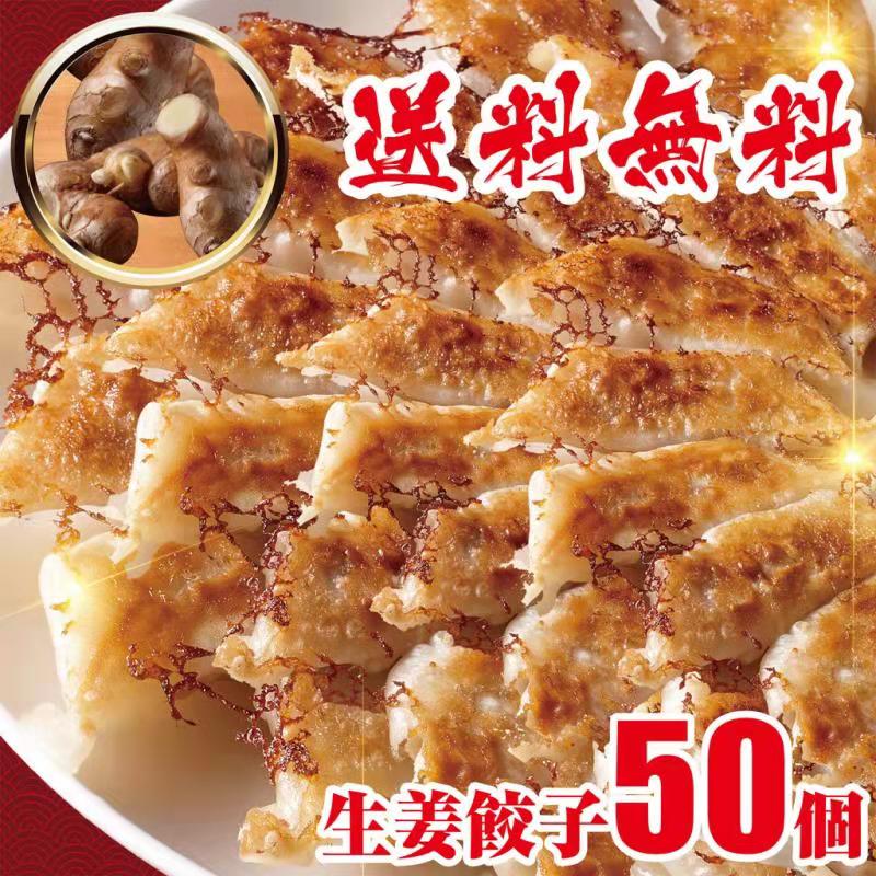 国産豚肉 生姜 冷凍餃子 50個 一龍堂 冷凍食品 食品 惣菜 中華惣菜 点心 中華 中華点心 グルメ 大人気 しょうが 生餃子 餃子 ぎょうざ ギョウザ 送料無料 業務用 おかず ビール 工場直売のサムネイル