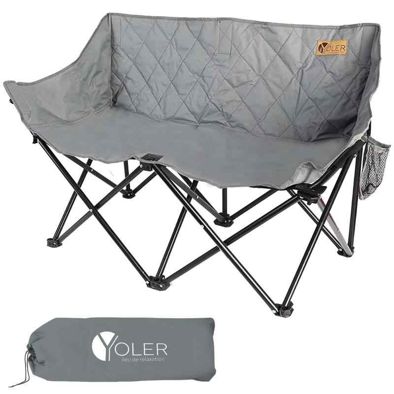 ヨーラー(YOLER) 折りたたみチェア キャンプ アウトドア ローチェア キャンプチェア コンパクト ベンチ バーベキュー 椅子