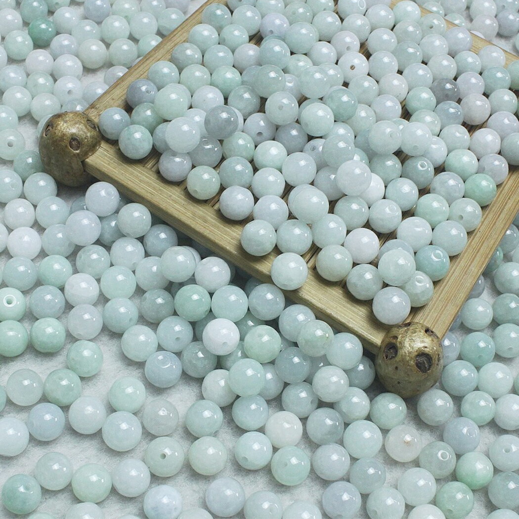 洗練品！iceアイス翡翠 ジェイド ヒスイ 翡翠 1粒 天然石卸専門 天然石 パワーストーン ブレスレット ブレス 丸玉 大玉 10mm 12mm