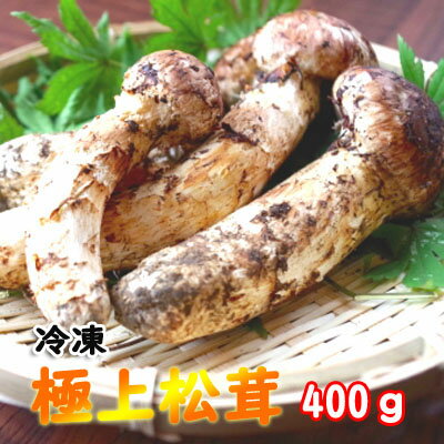 国産松茸 400g（まつたけ）【冷凍】【つぼみ】極上松茸（マツタケ）【岩手 北三陸 久慈産 まつたけ】【松茸ご飯】【数量限定】【お中元】【お歳暮】